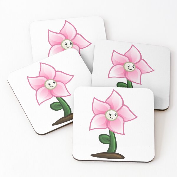 Aperçu de l'œuvre Fleurs amicales - Pinky créée et vendue par Sara Sanddollar.