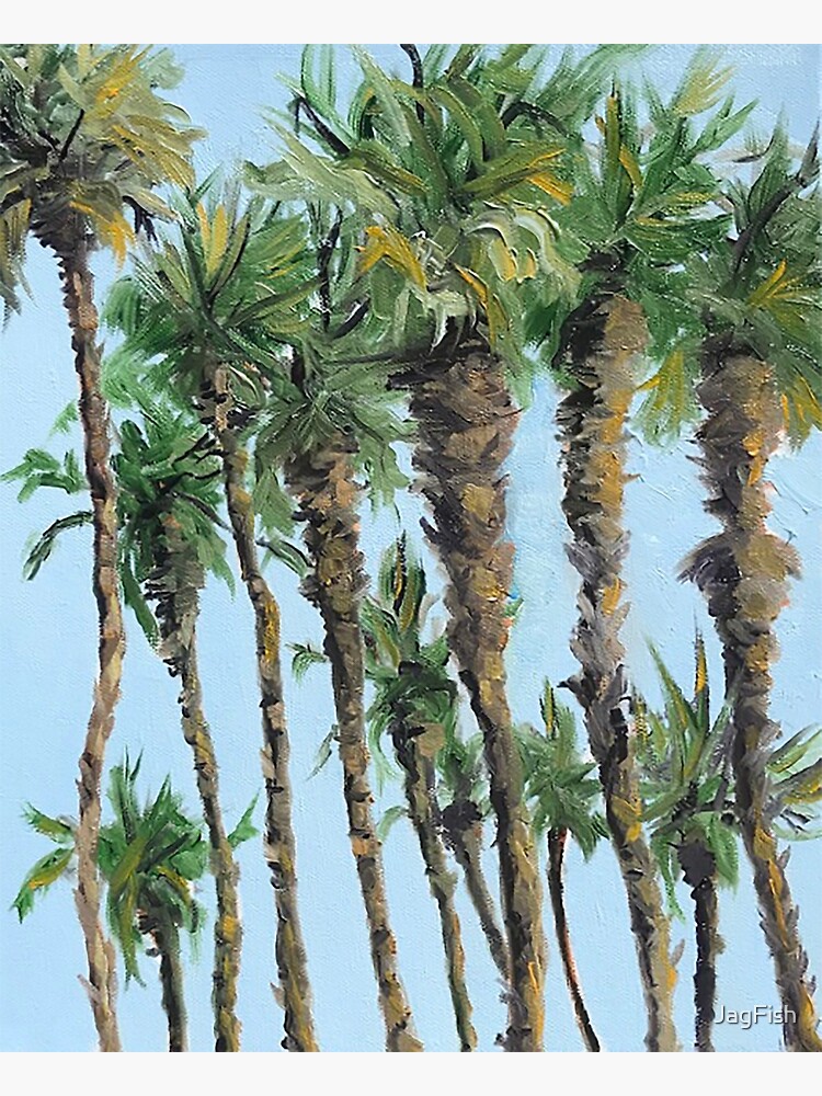 "Seal Beach Palms" Art Print for Sale by JagFish Redbubble