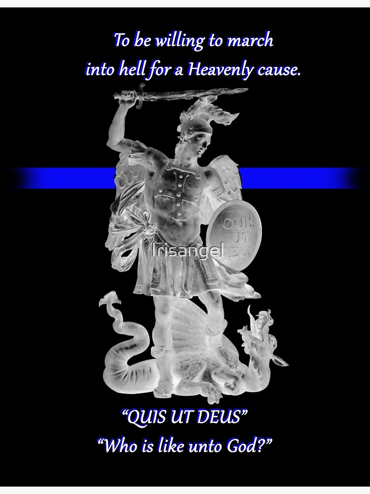 "St. Michael the Archangel Patron Saint of Police" Poster for Sale by