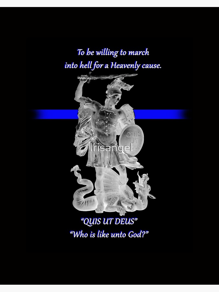 Police Officer Gifts, Police Officer Gifts for Men, Thin Blue Line Gifts,  St Michael ,law Enforcement Gifts, Blue Lives Matter 