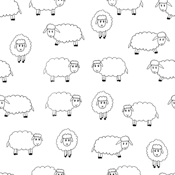Artwork thumbnail, Counting Sheep by FunkyPattern