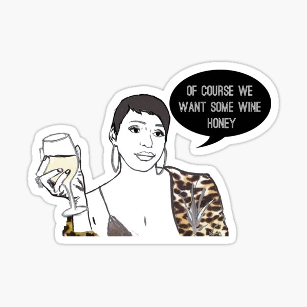 Wine honey Sticker