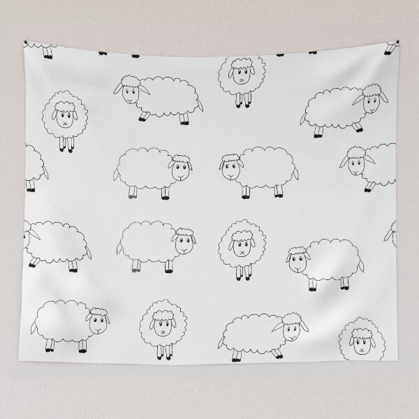 Item preview, Counting Sheep designed and sold by FunkyPattern.