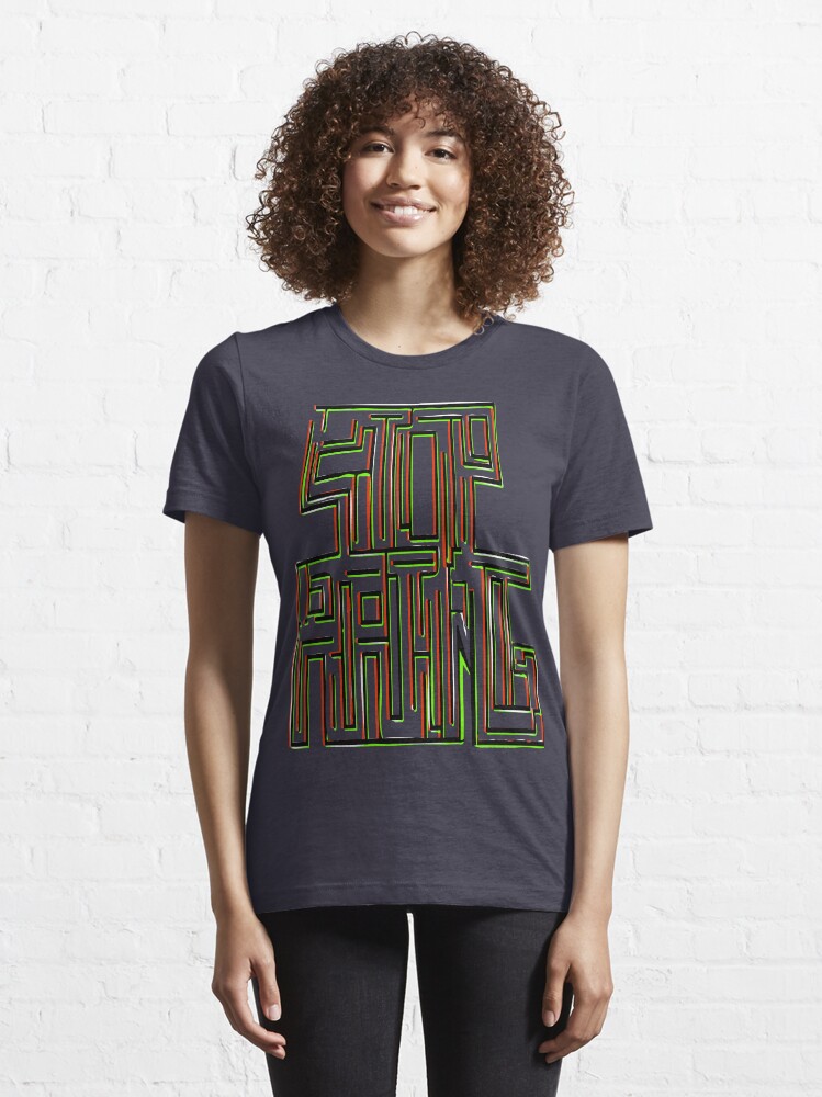 Alternate view of Stop Hating Essential T-Shirt
