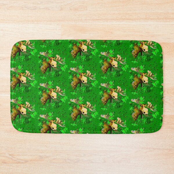 Item preview, Green munching Moose designed and sold by Julia Grammer-Begley.