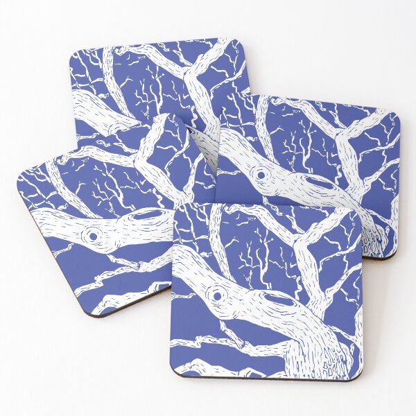 Item preview, Copy of Old Oak Tree (blue) designed and sold by eleanorart4.