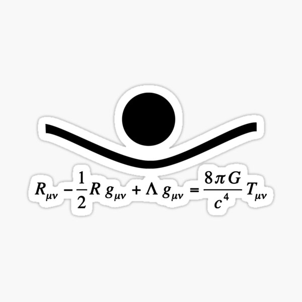 Formula of General Relativity Sticker