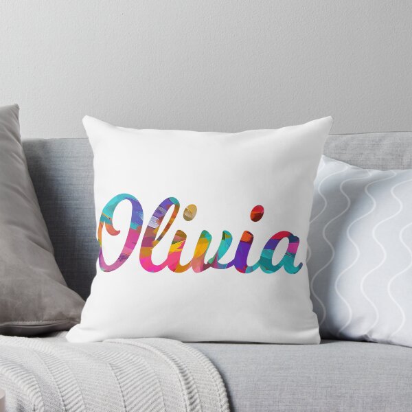Item preview, Olivia abstract painting girl's name designed and sold by ComicKitsch.