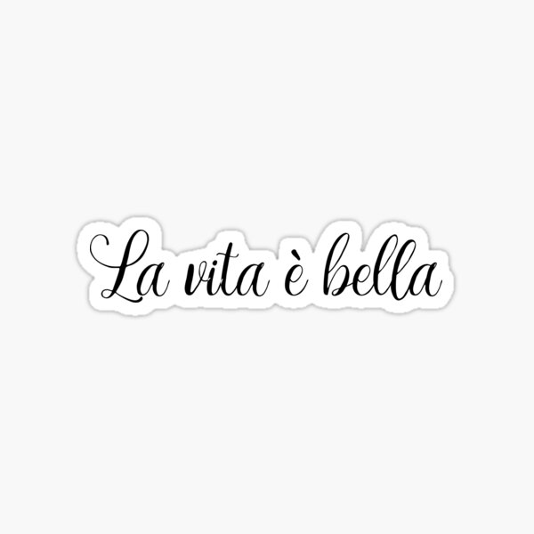Item preview, La vita è bella - Life Is Beautiful designed and sold by casualforyou.