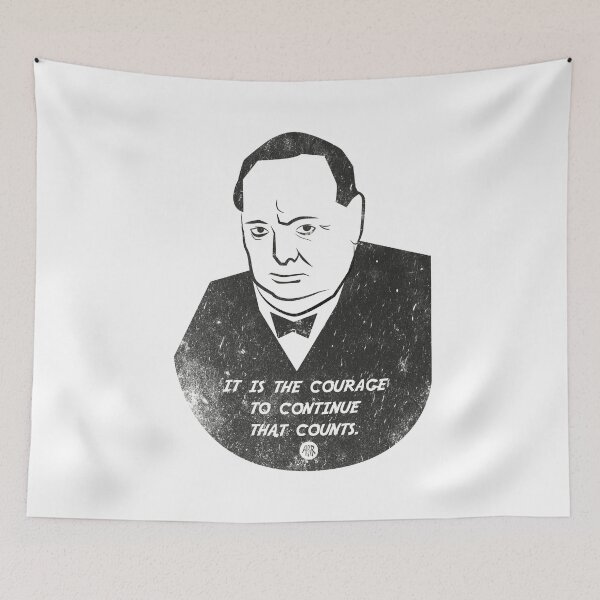 Item preview, Churchill - The Courage to Continue designed and sold by Amir Abou-Roumié.