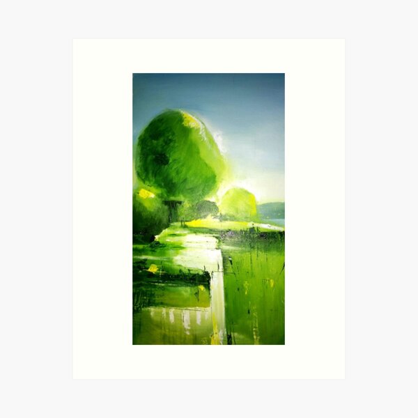 Go green for the RedBubble Art Print