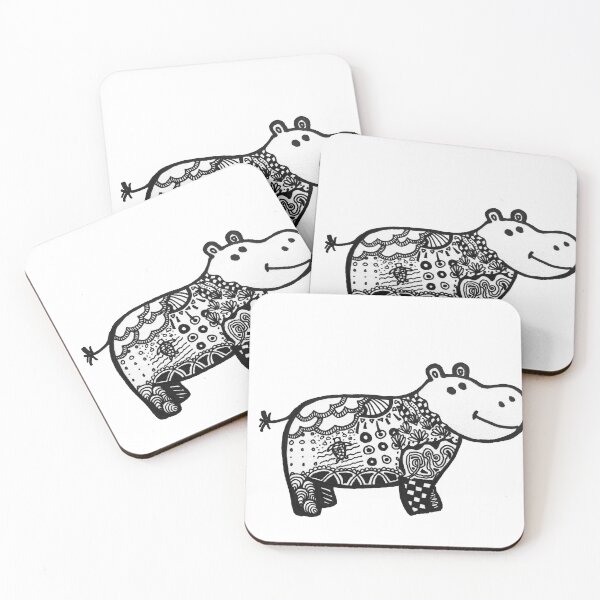 Item preview, Mandala Hippo designed and sold by MariaSandia.