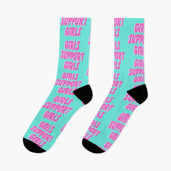 Item preview, Girls Support Girls Feminist Pink on Pink designed and sold by peakednthe90s.