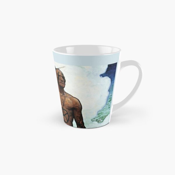 N C Wyeth Western Painting “The Last Mohican” Tall Mug