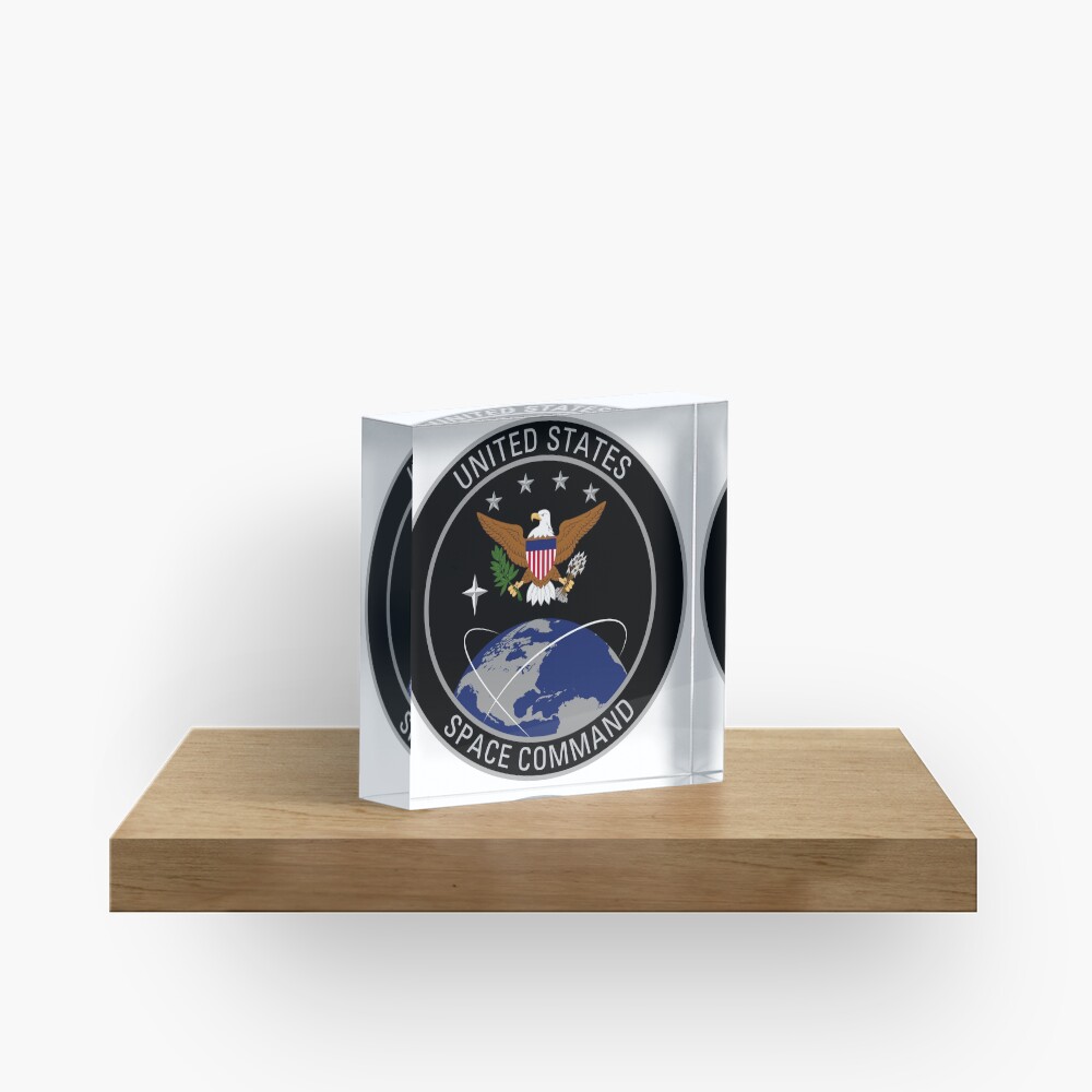 United States Space Command emblem Acrylic Block