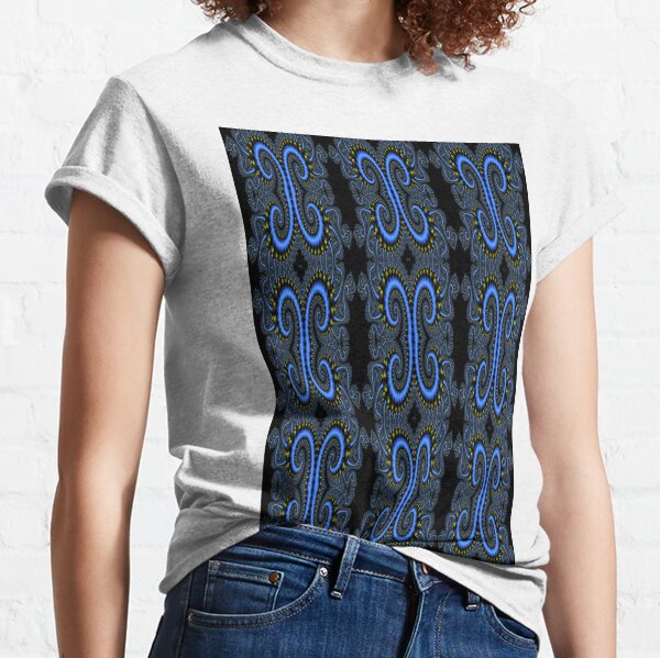 Fractal art is a form of algorithmic art created by calculating fractal objects and representing the calculation results as still images, animations, and media Classic T-Shirt