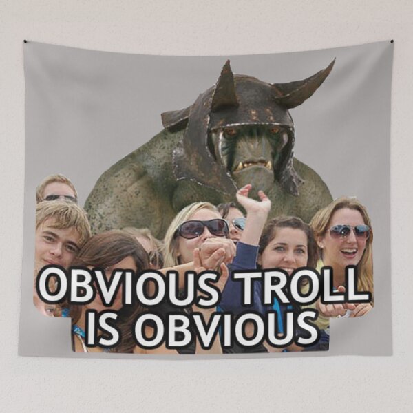 Item preview, Obvious Troll designed and sold by CthulhusPajamas.