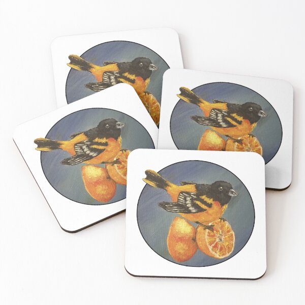 Item preview, Orange oriole Logo designed and sold by JenLabArt.