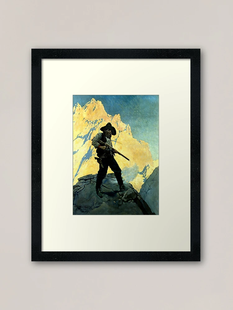 N C Wyeth Western Painting “Last Stand”  Framed Art Print for Sale by  PatricianneK