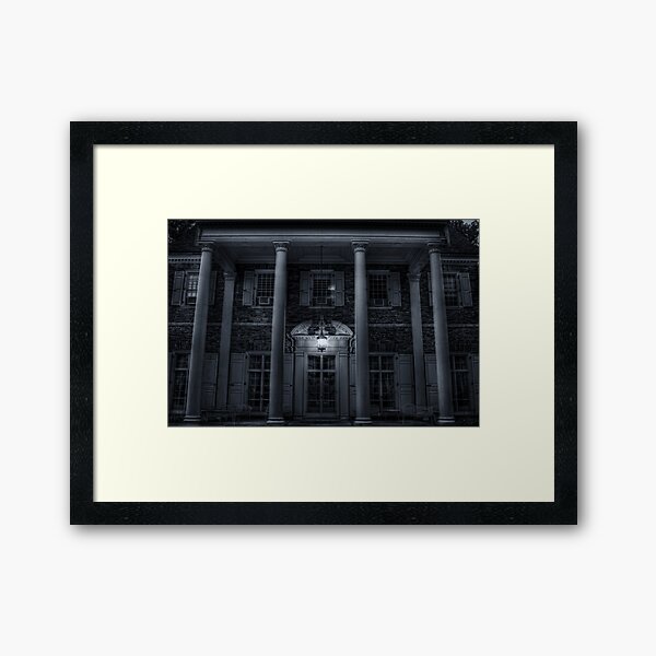 Hayfield House (front view) July 2011 Framed Art Print