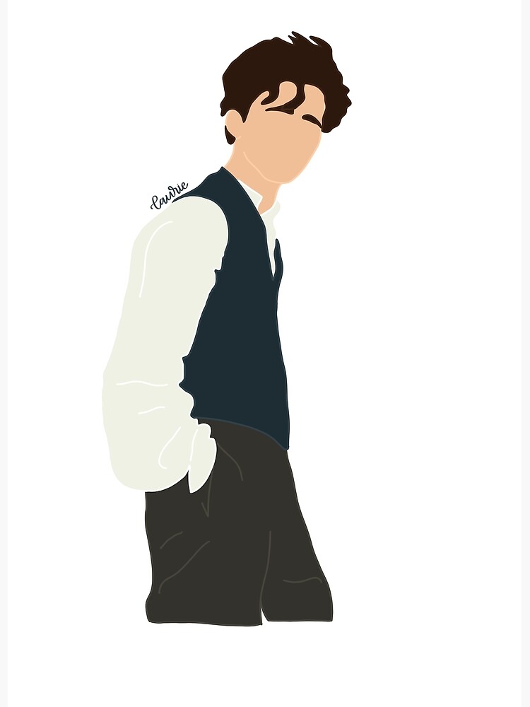 Laurie Laurence Little Women Timothée Chalamet Art Print