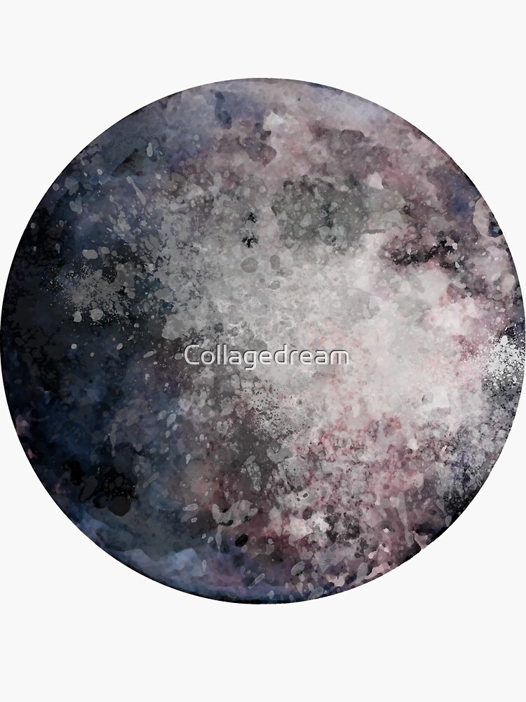 Moon and Stars Sticker for Sale by KookiePixel