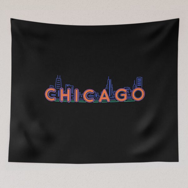 Item preview, The Night Light Chicago Skyline designed and sold by Selecttostart.