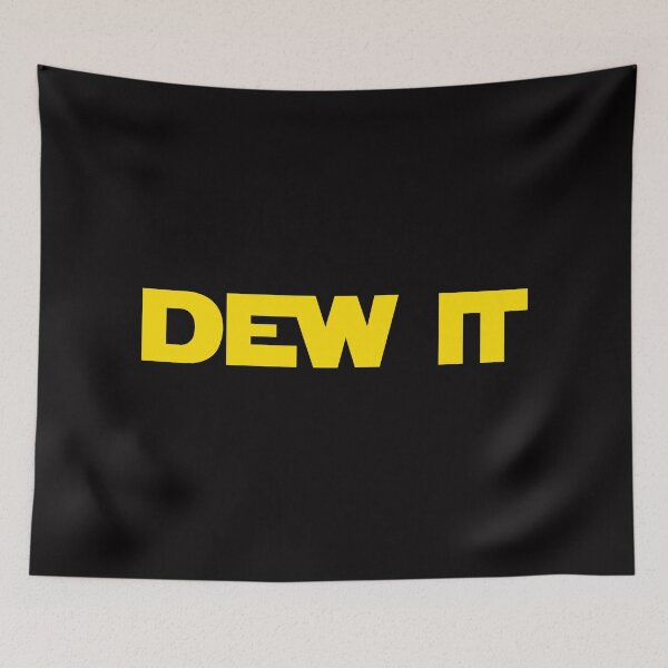 Item preview, Dew it (Do it) yellow designed and sold by DafyddEm.