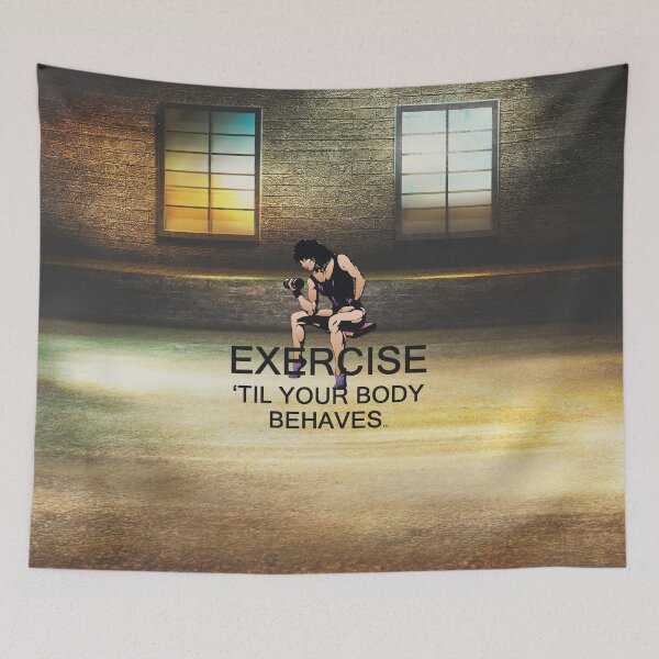 Item preview, Exercise Til Your Body Behaves designed and sold by teepossible.