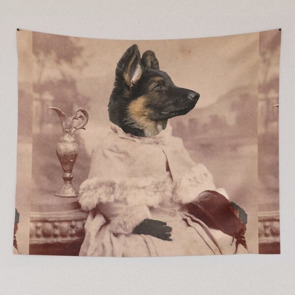 Item preview, German Shepherd Puppy Girl designed and sold by Loveday Funck.