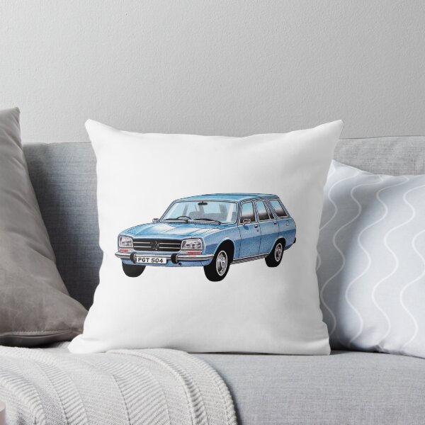 Item preview, Peugeot 504 Estate car illustration designed and sold by Retroblast.
