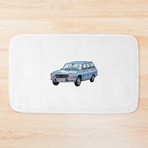 Item preview, Peugeot 504 Estate car illustration designed and sold by Retroblast.