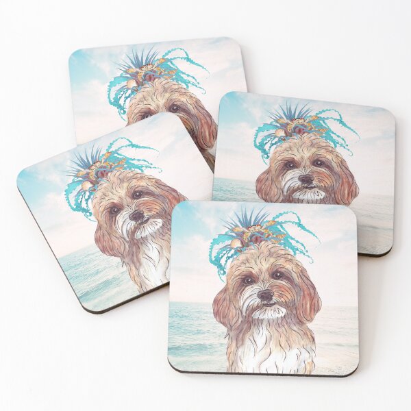 Item preview, CURRY doodle @currythecavapoo designed and sold by BridgetDoodles.
