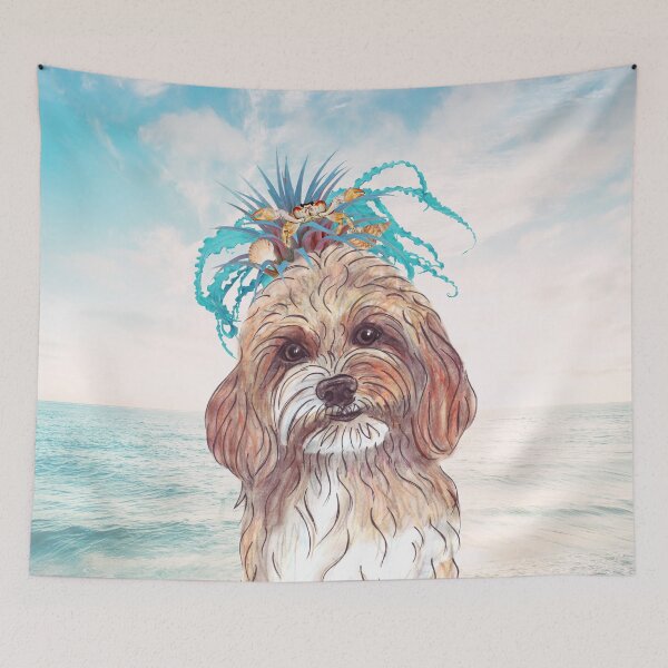 Item preview, CURRY doodle @currythecavapoo designed and sold by BridgetDoodles.