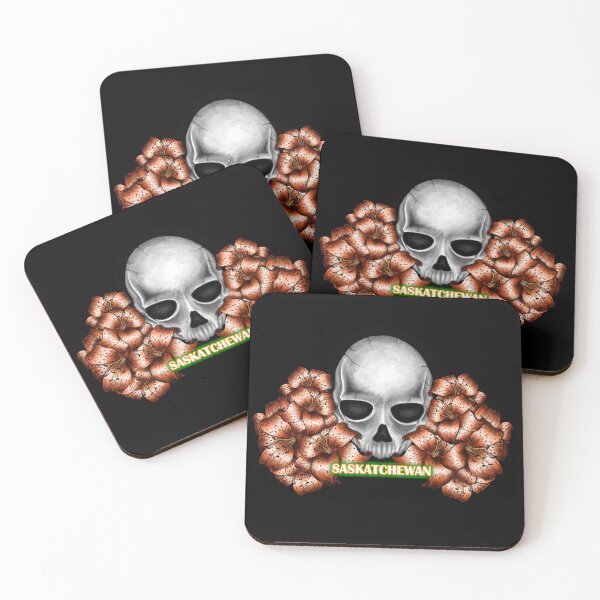 Item preview, Saskatchewan Skull and Lilies designed and sold by Andrea Austin.