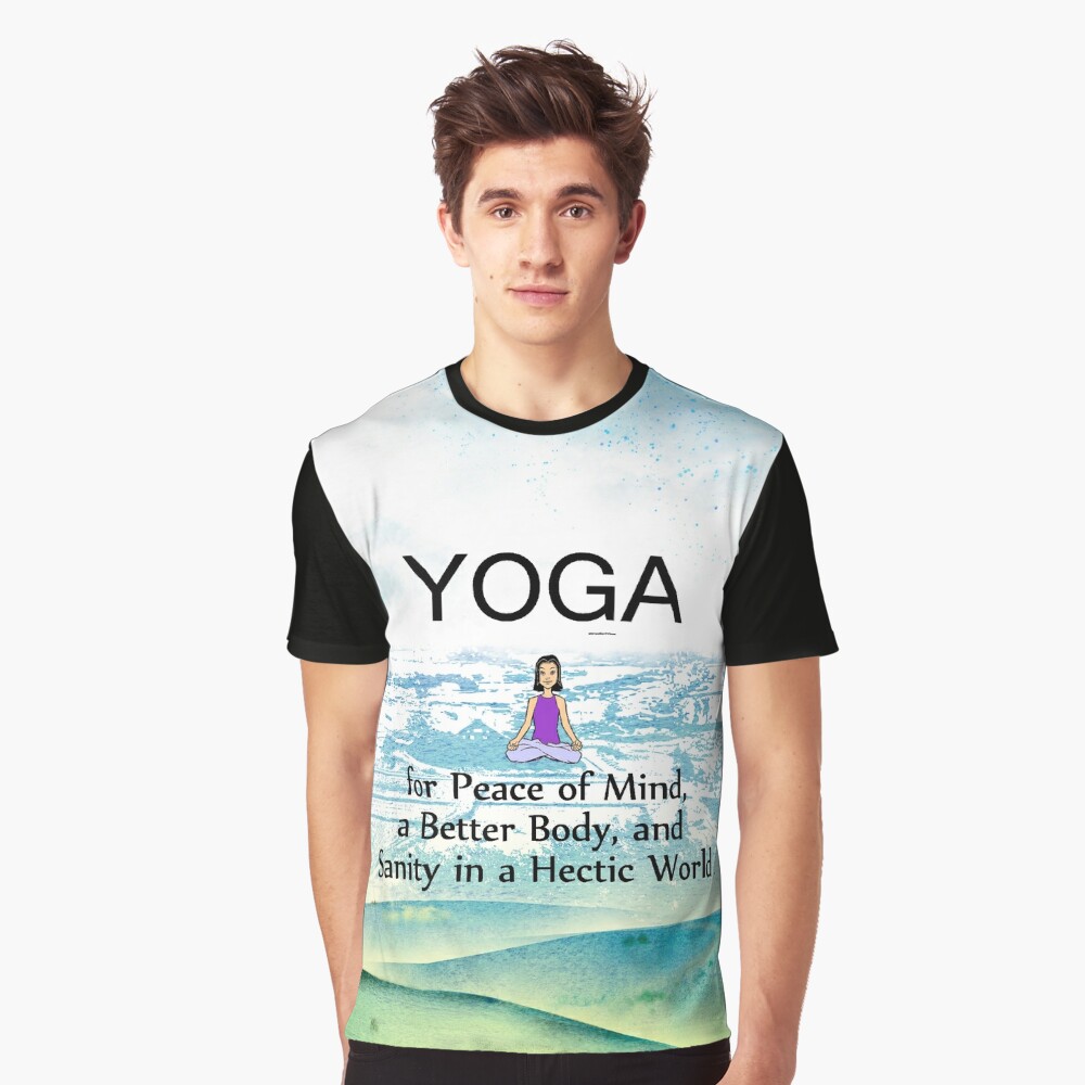 Yoga for peace on sale of mind t shirts