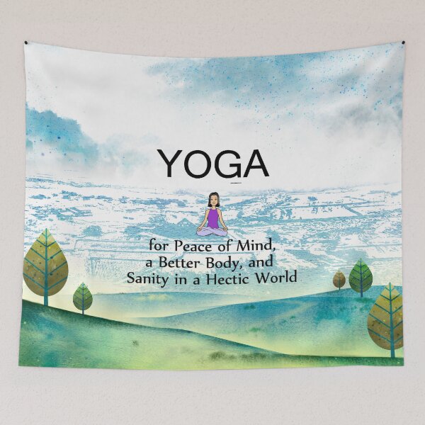 Item preview, Yoga Slogan designed and sold by teepossible.
