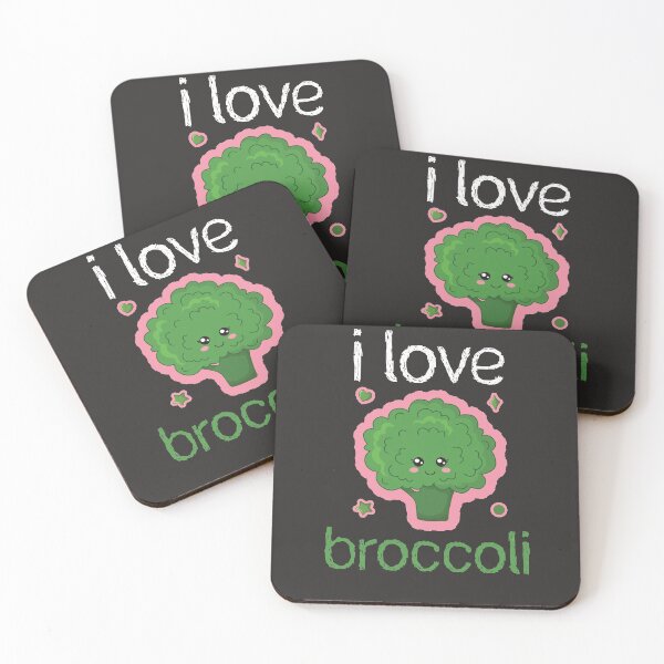 Item preview, I Love Broccoli Funny Vegetarian Lovers Gift designed and sold by UMED :).