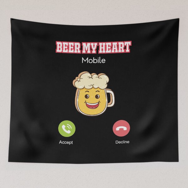 Item preview, Beer My Heart Mobile designed and sold by Tru-Bless Properties.