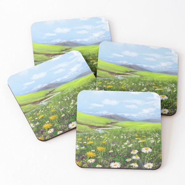 Item preview, Flower field designed and sold by elenstarart.