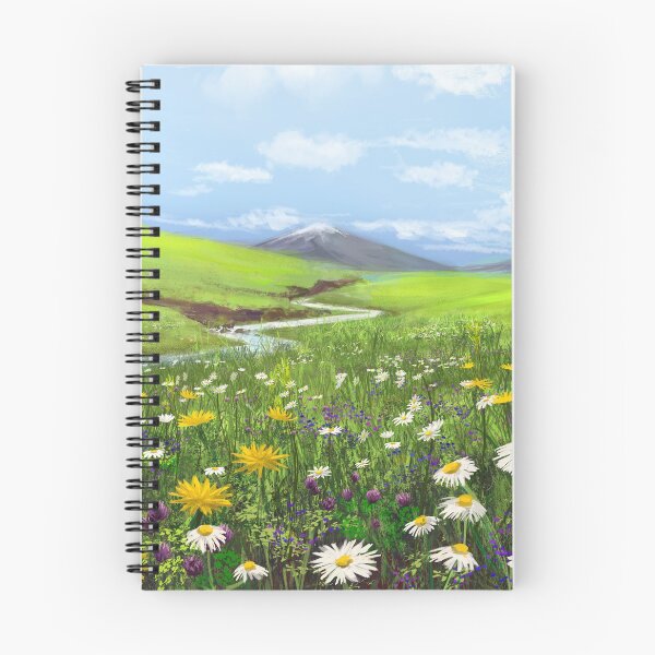Item preview, Flower field designed and sold by elenstarart.