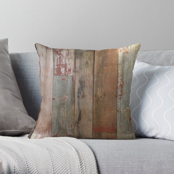 GREY MODERN INDUSTRIAL RUSTIC Throw Pillow by Magictrees & Bumblebees