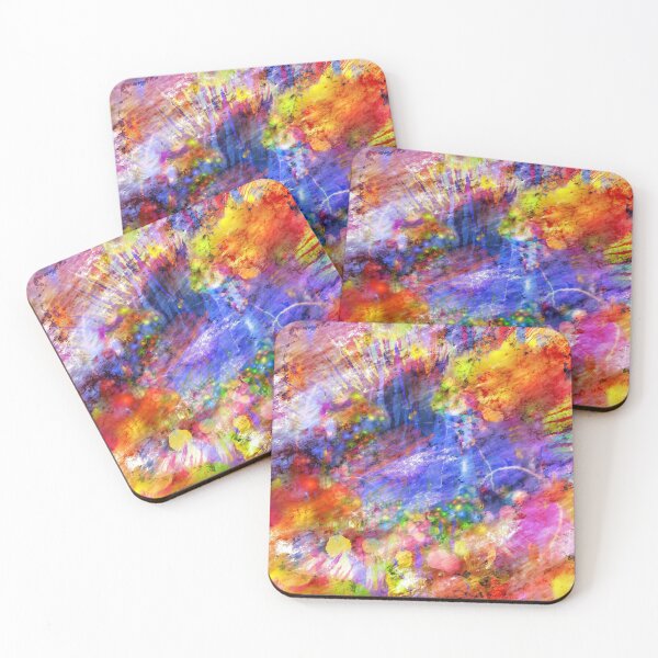 Item preview, Abstract Colorful Paint Splash Artwork Decoration designed and sold by livianasgifts.