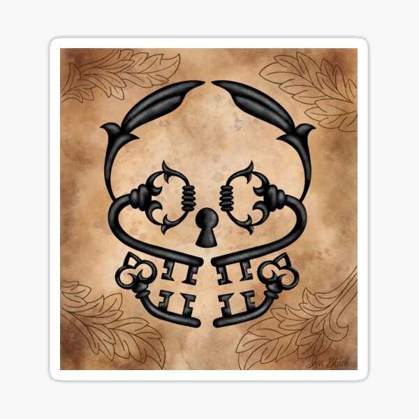 Skeleton Key Sticker