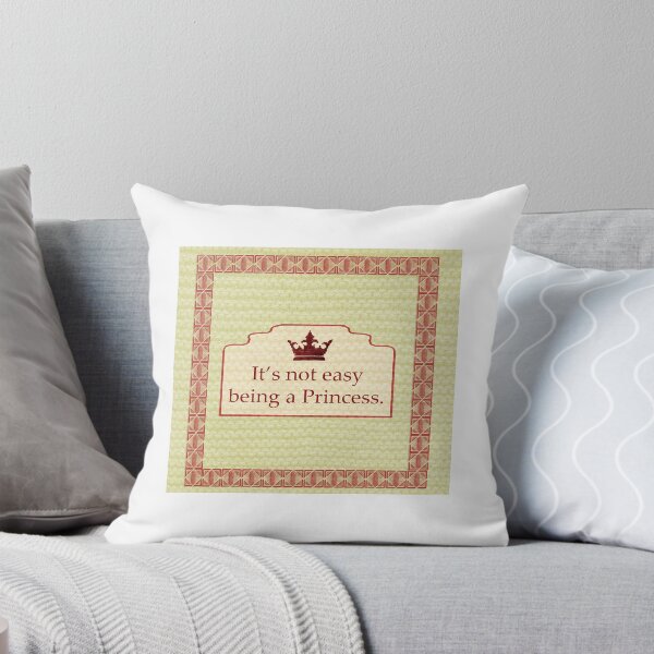 Vista previa del artículo con la obra «No es fácil ser una princesa Margaret La almohada de la corona», diseñado y vendido por alebla05.