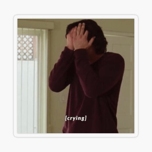 "Adam Driver Crying Meme" Sticker by odidonato | Redbubble