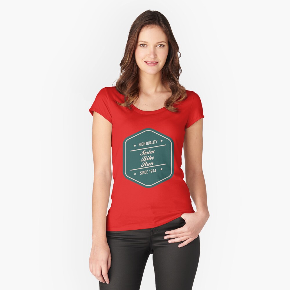 Item preview, Fitted Scoop T-Shirt designed and sold by mile24.