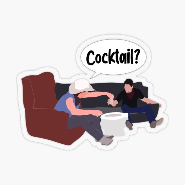 Cocktail? Transparent Sticker
