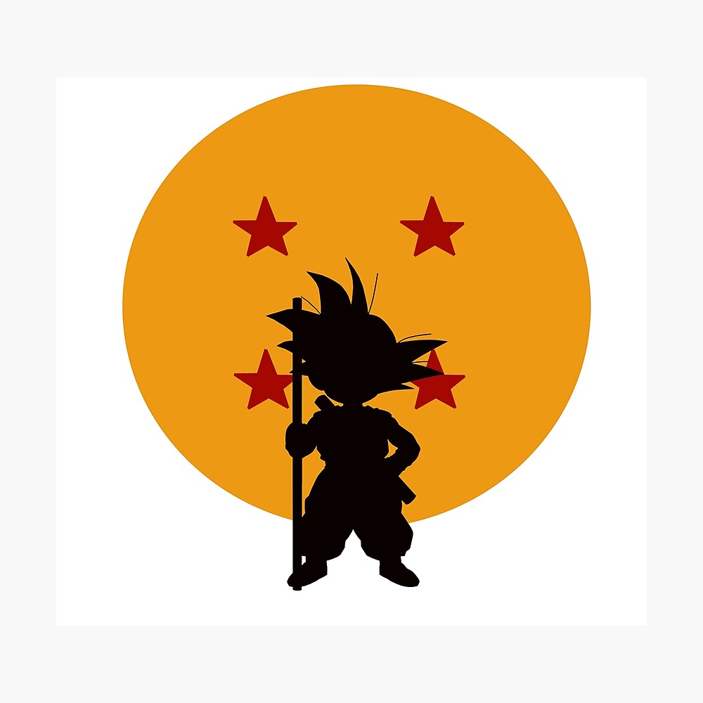 Dragonball Goku silhouette Art & Collectibles Combination trustalchemy.com