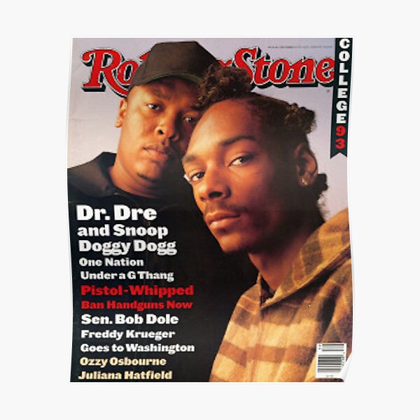 Snoop Doggy Dogg Rolling StoneMagazine Cover Poster